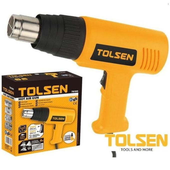 Máy Khò Nhiệt 2000W Tolsen 79100 Máy thổi hơi nóng Máy thổi khí nóng Hàng chính hãng