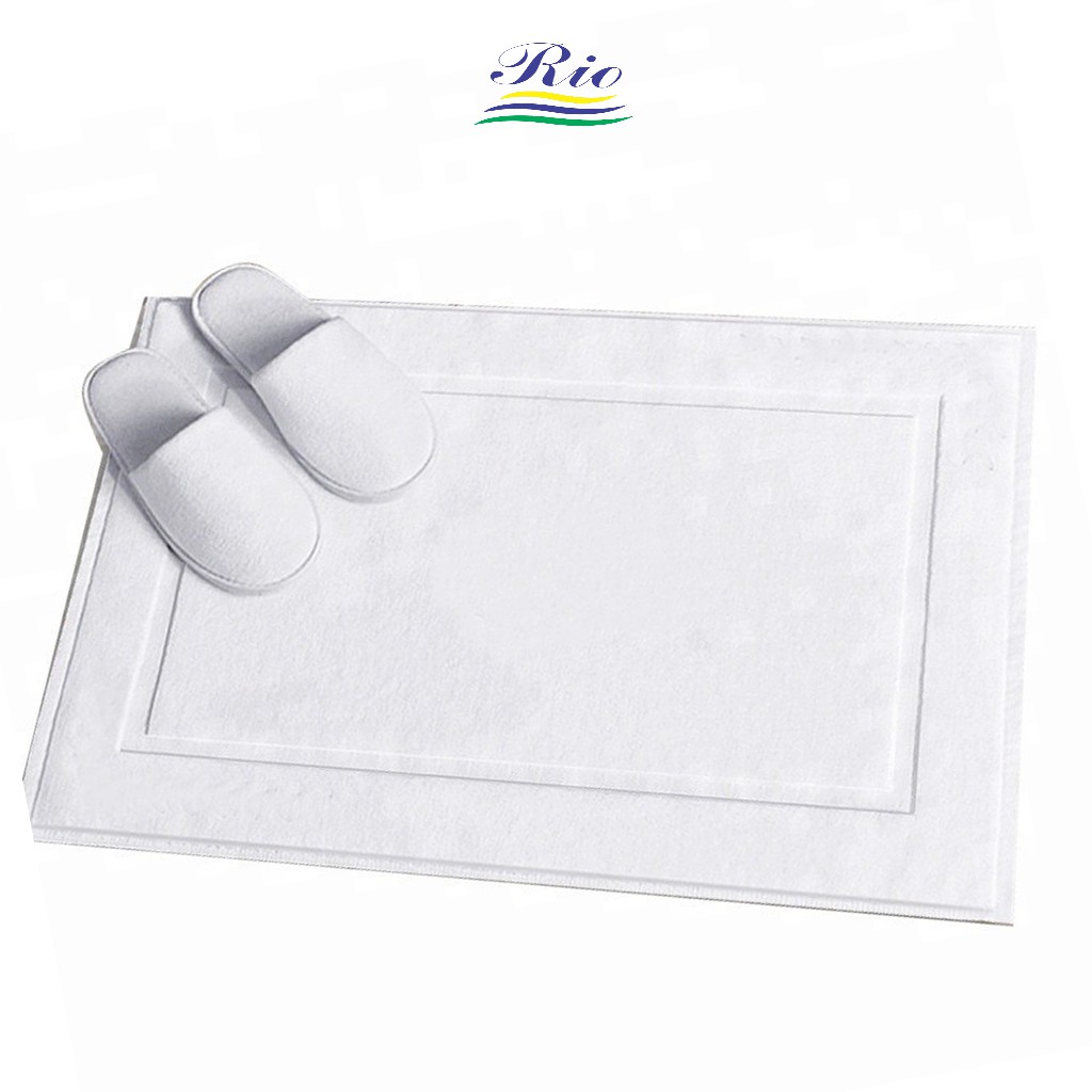 Thảm Lau Chân RIOTEX Chuyên Dùng Cho Khách Sạn, Bệnh Viện, Spa Kích Thước 45x65cm