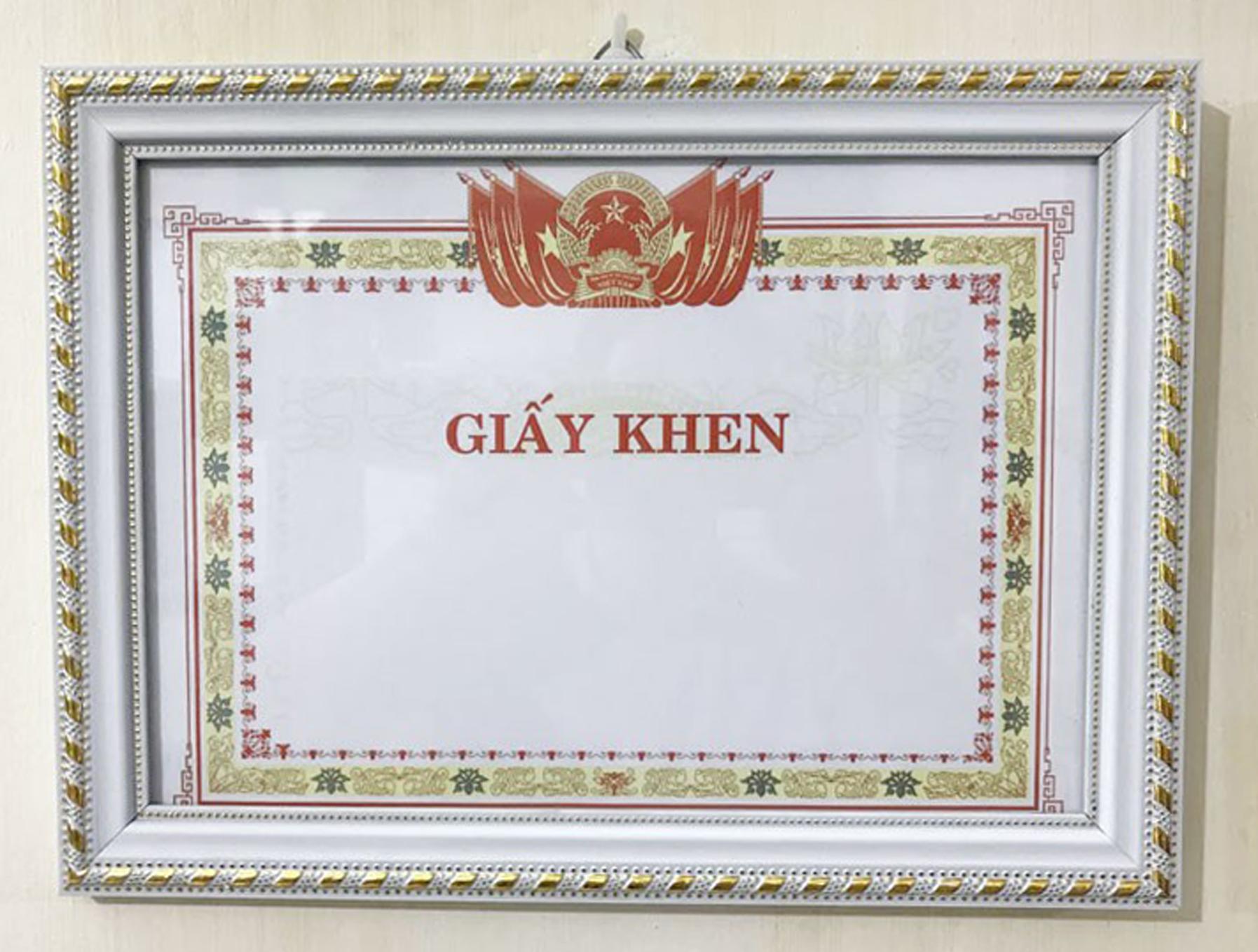 khung ảnh /bằng khen khổ A4 20 x30 cm