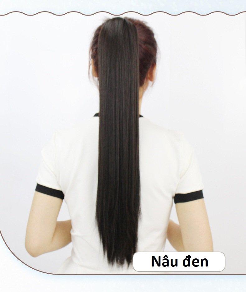TÓC GIẢ KẸP NGOẠM THẲNG DÀI DỄ THƯƠNG