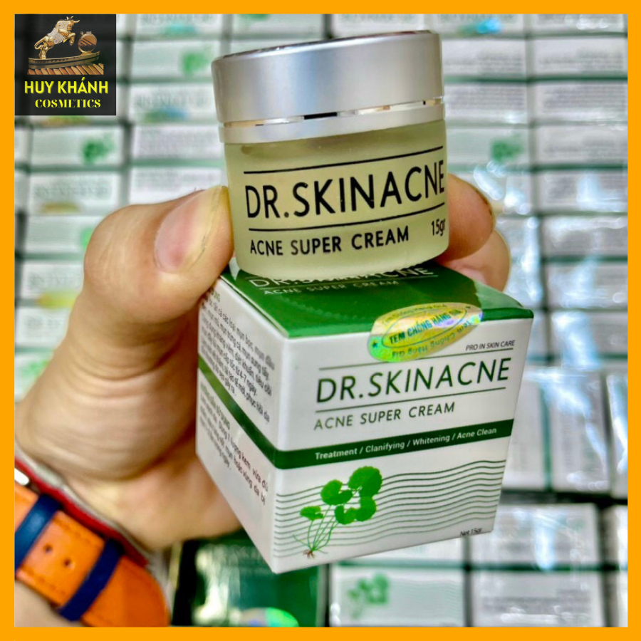 Dr skinacne - kem chấm mụn cấp tốc - check được mã qr code