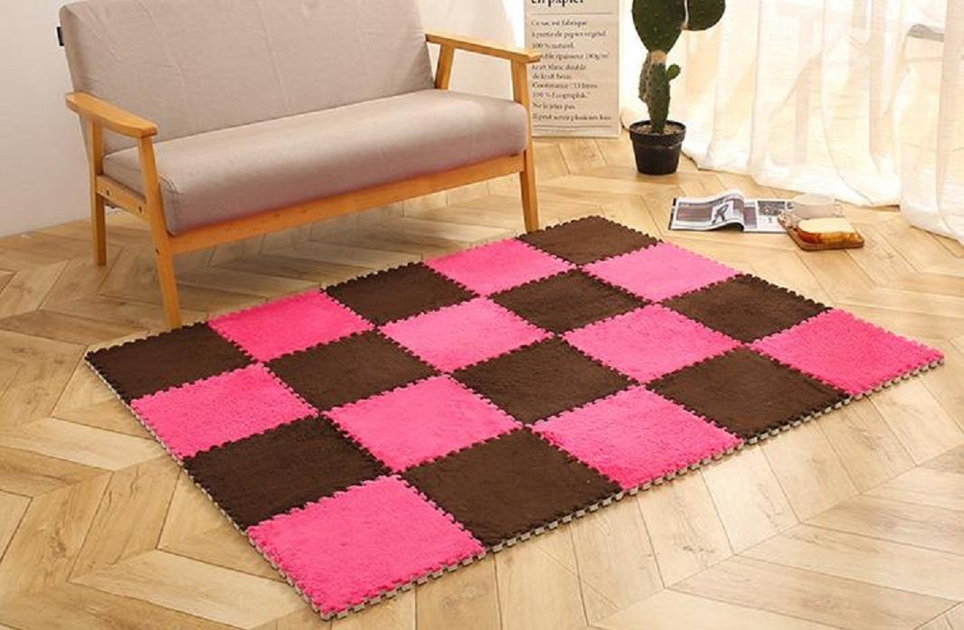 [HCM]COMBO 20 TẤM THẢM XỐP GHÉP MẶT LÔNG 30X30CM