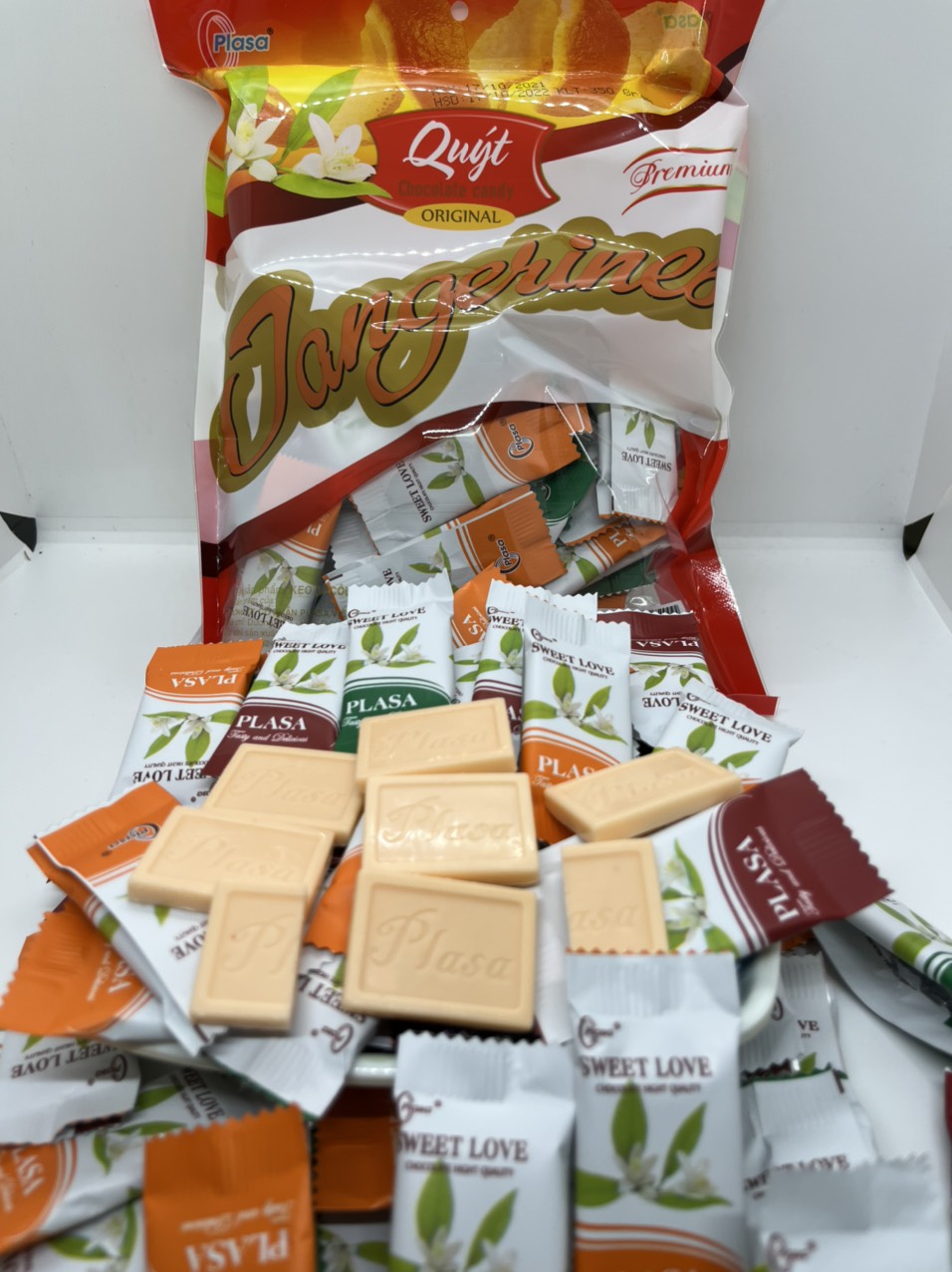 10 cái socola vị cam quýt - 25k