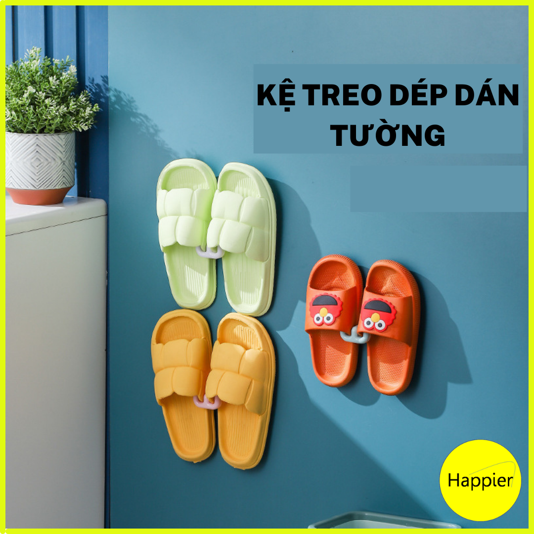 Kệ Treo Dép Dán Tường Tiện Lợi