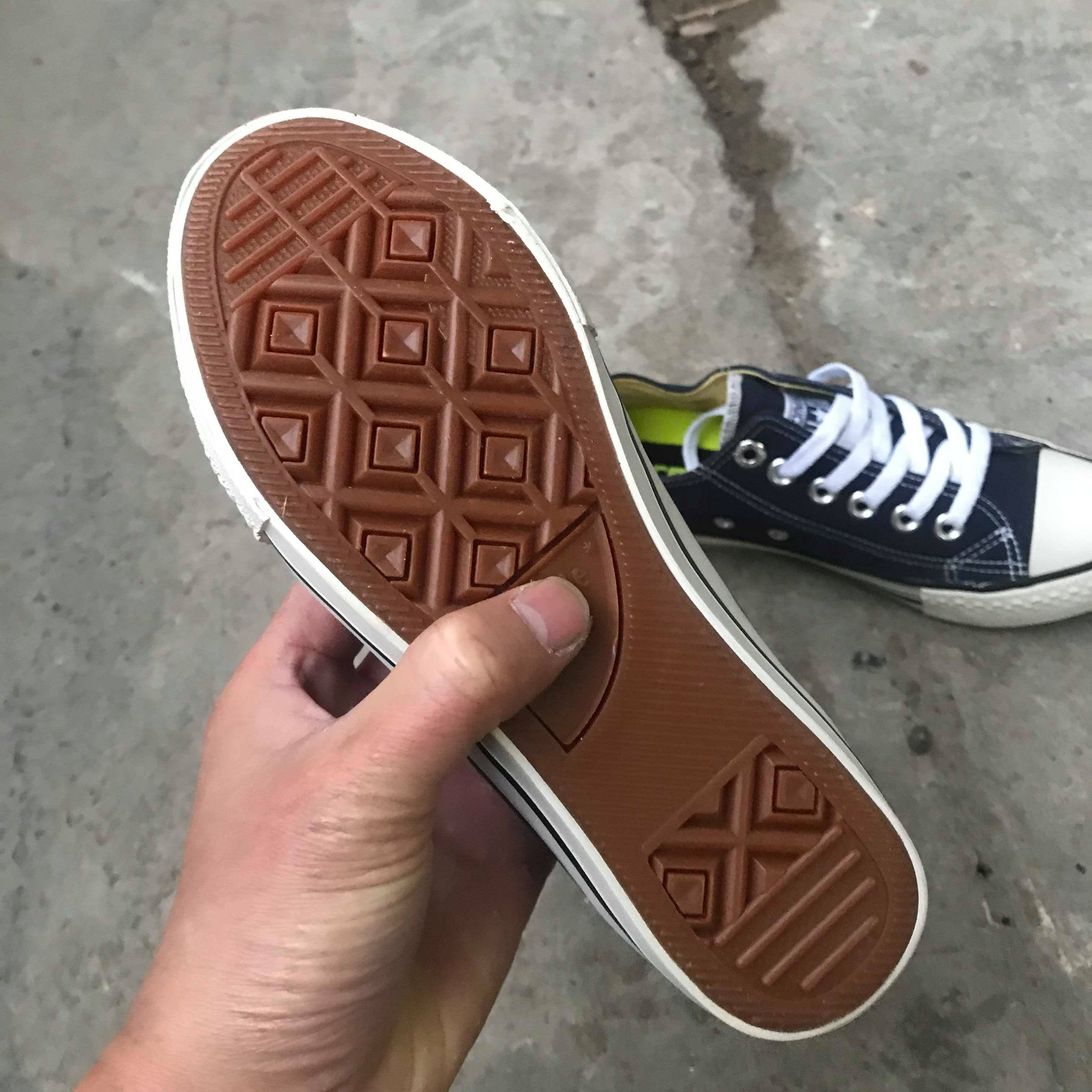 GIÀY CONVERSE Xanh navy thấp cổ (Full box)