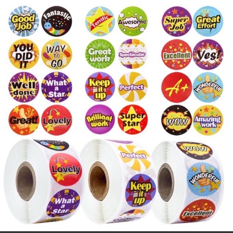[HCM]Sticker khen thưởng cuộn