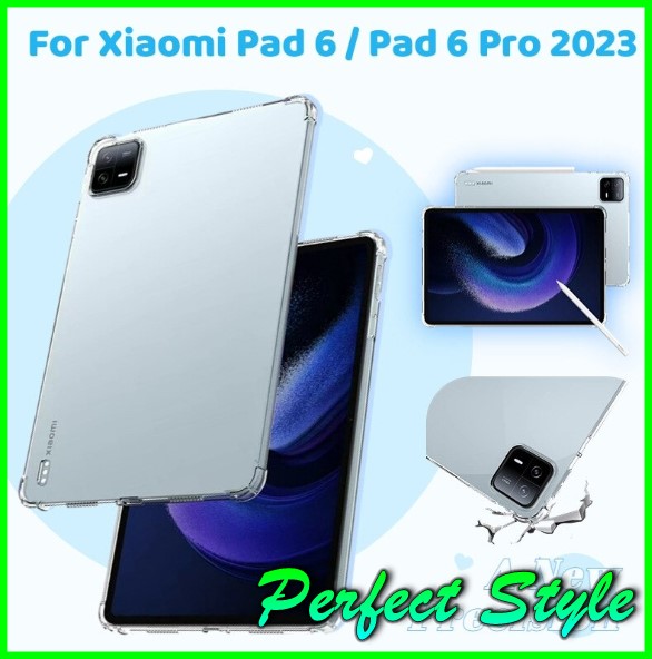 Ốp lưng dẻo chống va đập cho Xiaomi Mi Pad 6 /Xiaomi Mi Pad 6 Pro bảo vệ 4 góc máy