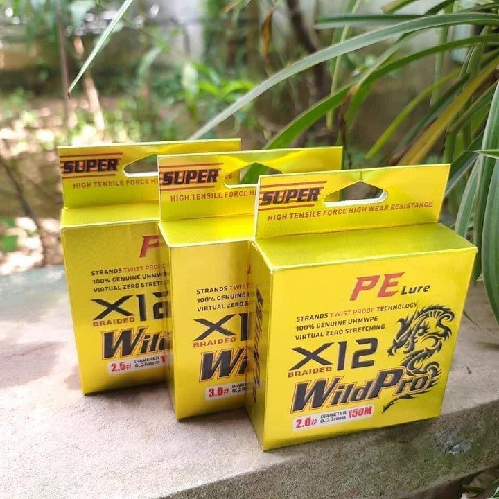 Dù câu cá PE lure X12 Wild Pro dài 150m