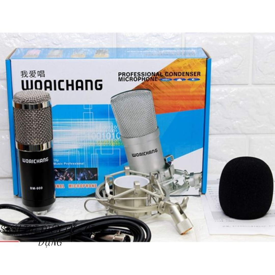 [ RẺ VÔ ĐỊCH ] Micro thu âm Woaichang BM900 Chính Hãng