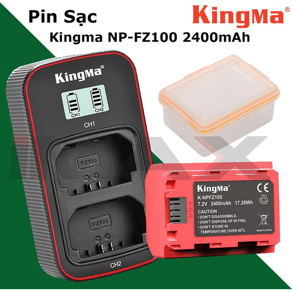 Pin sạc đôi kingma ver 3/ ver 4/ ver 5 cho sony np-fz100