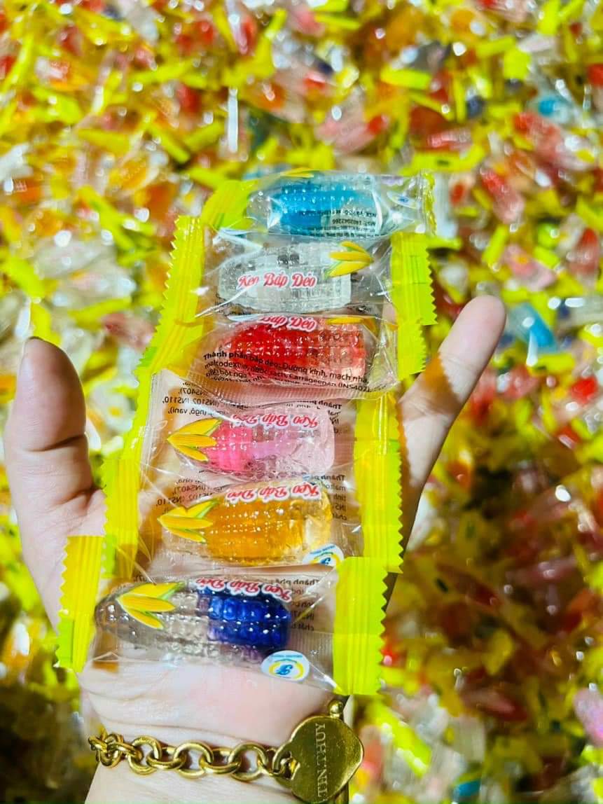 Transparent corn with yellow kernel 1kg-snacks-snacks-Tet holiday