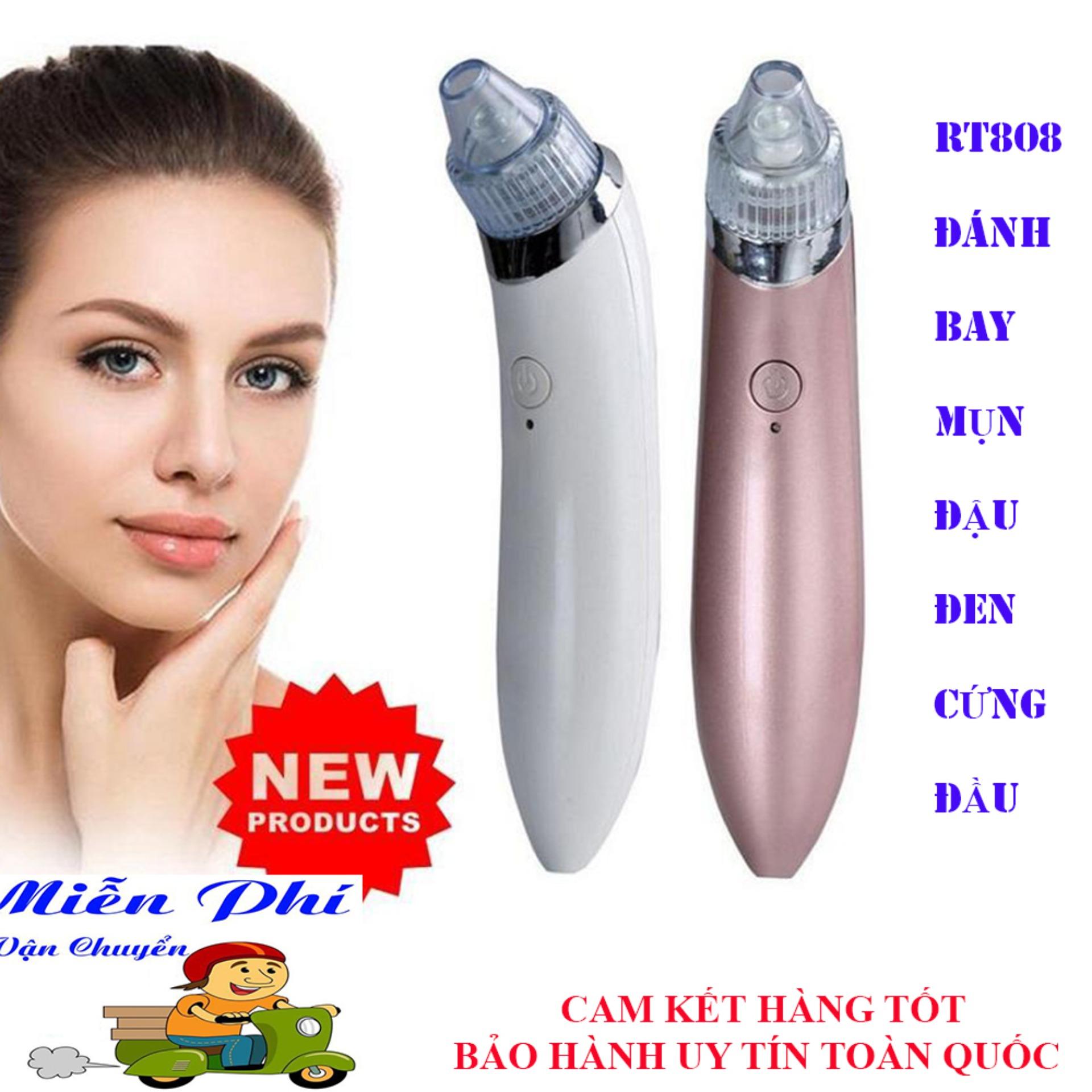 May matxa mat hut mun, Nan mun xong nen lam gi, Máy hút mụn RT-8080 giải pháp tối ưu để loại bỏ các loại mụn cám, mụn đầu đen đáng ghét + Tặng kèm đầu hút, M122