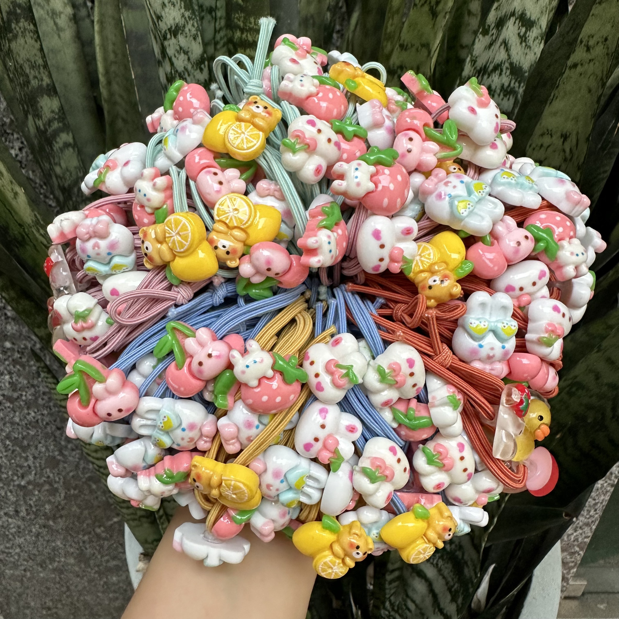 Sỉ Dây Cột Tóc Nhiều Hình Giá Rẻ Phomg Cách Siêu Dễ Thương