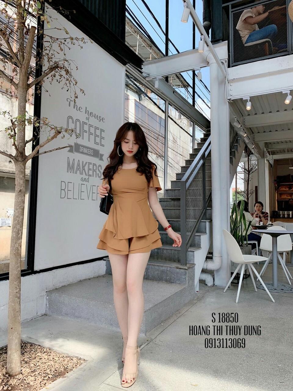 [HCM]Set Jum Nữ Nơ thắt eo- TH