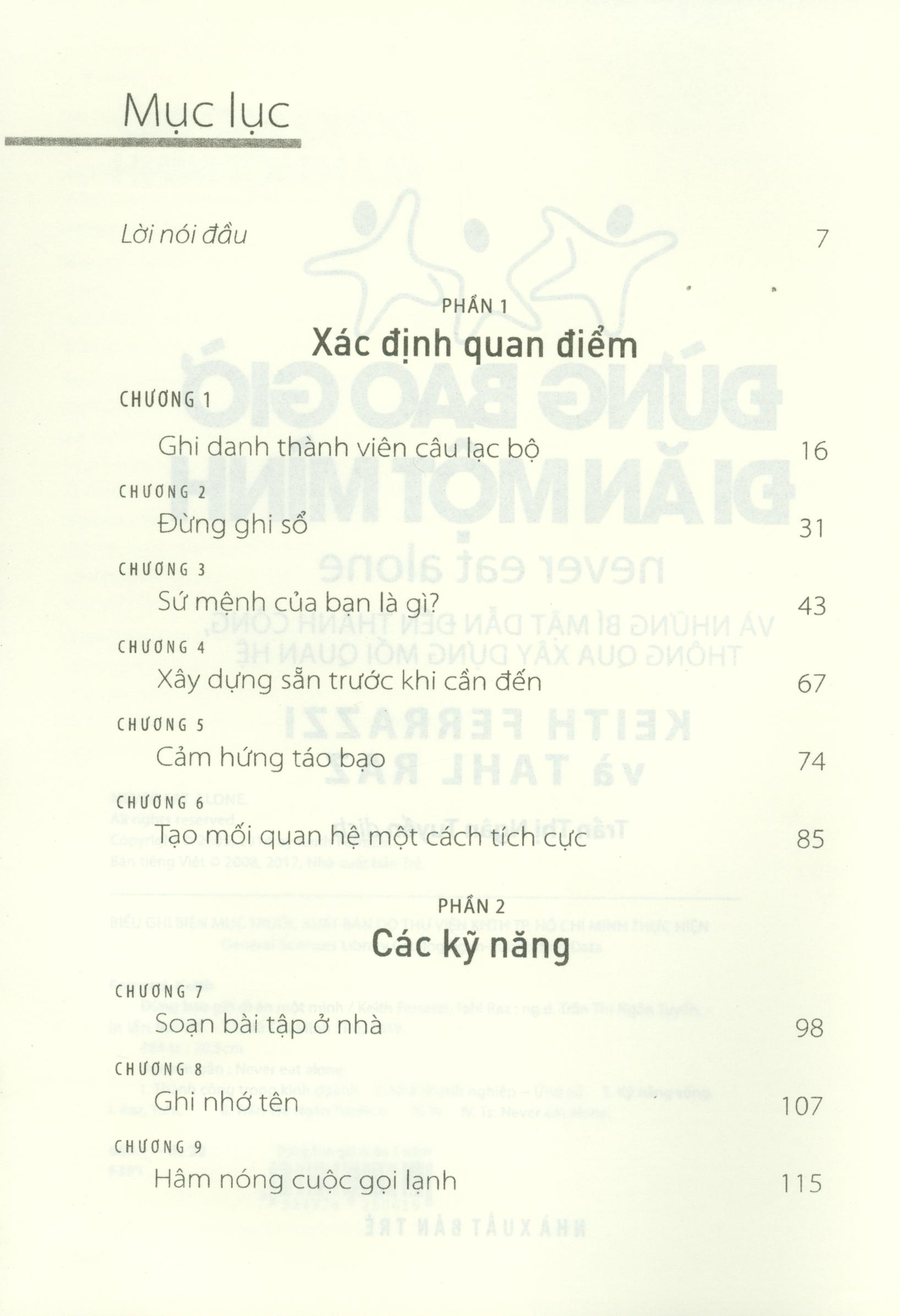 Đừng Bao Giờ Đi Ăn Một Mình