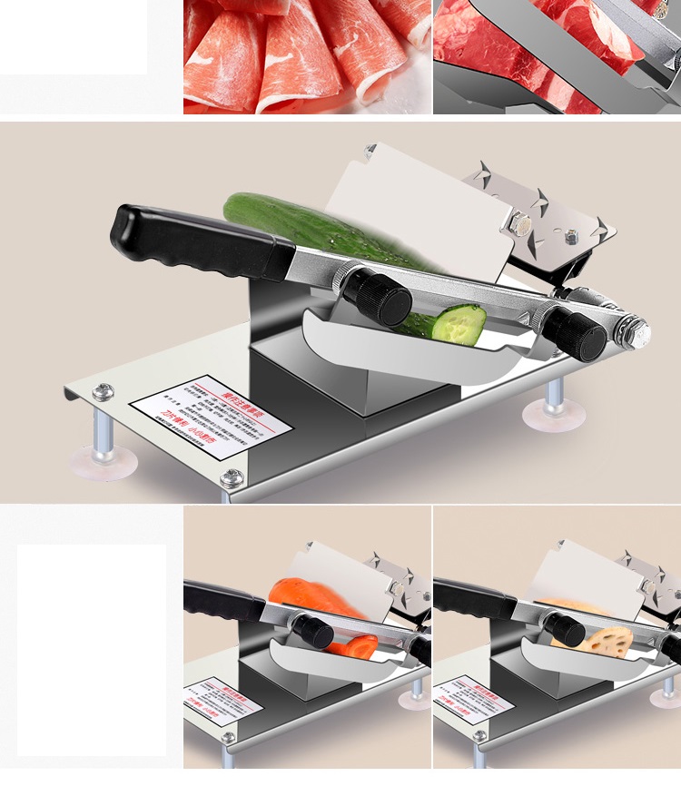 Máy thái thịt cắt xương bằng tay
