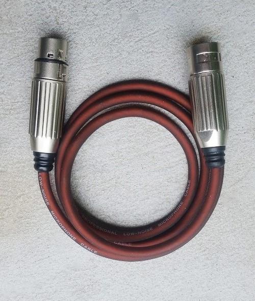 Dây micro Jack canon XLR đực ra XLR cái 4 mét