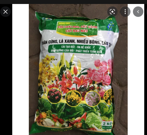 Phân hữu cơ vi sinh Quế Lâm- gói 2kg dạng viên