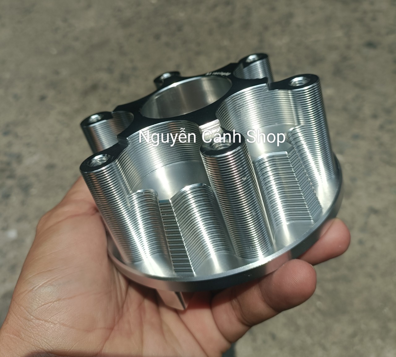 Cùi dĩa Exciter 150 nhôm CNC