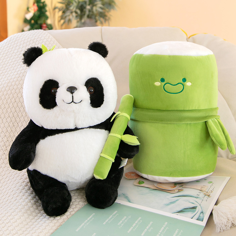Gấu bông gấu trúc panda gấu ống tre dễ thương mềm mịn cao cấp giá sỉ