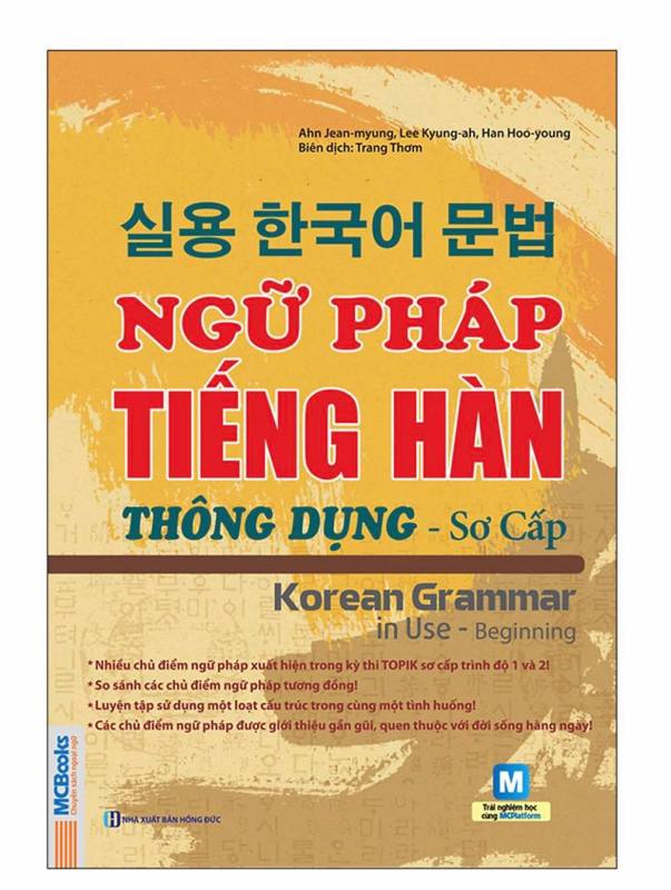 Sách - Ngữ Pháp Tiếng Hàn Thông Dụng - Sơ Cấp (Korean Grammar in use - Begining)