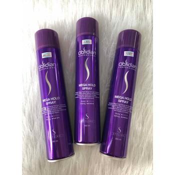 [HCM]GÔM CỨNG TẠO KIỂU MEGA HOLD SPRAY OBSIDIAN 300ml