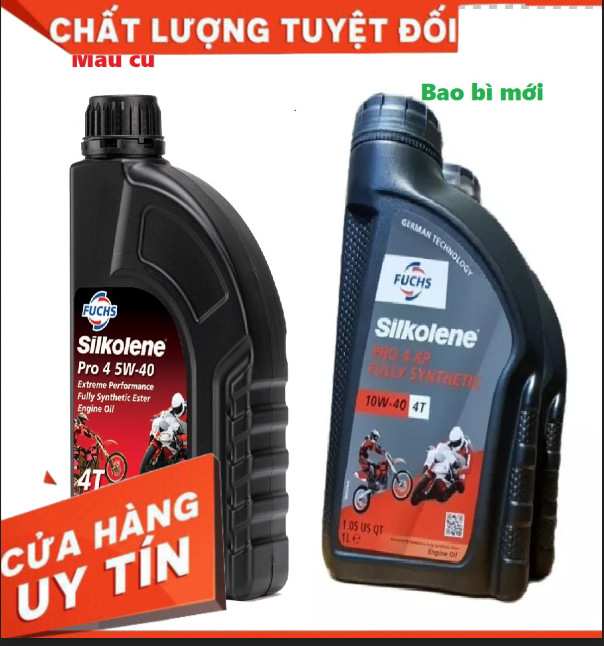 [Giá hủy diệt] Nhớt Fuchs Sikolene Pro 4 XP 10W40 1 lít, nhớt xe máy-xe côn tay fuchs 10W40 chai 1L Sản Phẩm của phái mạnh