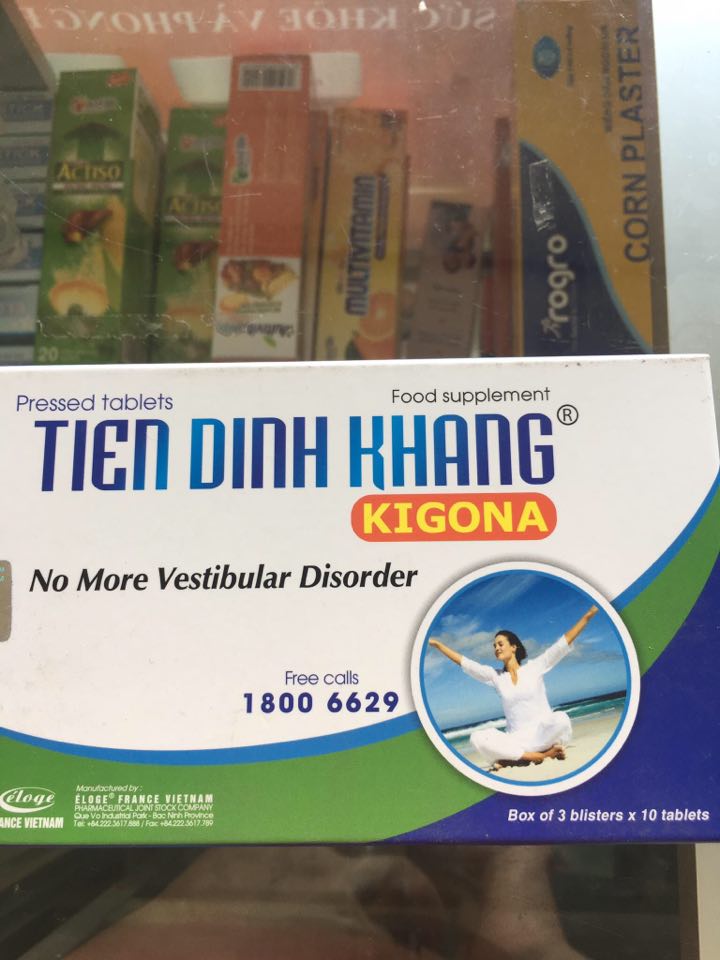 Tiền đình khang - hỗ trợ rối loạn tiền đình