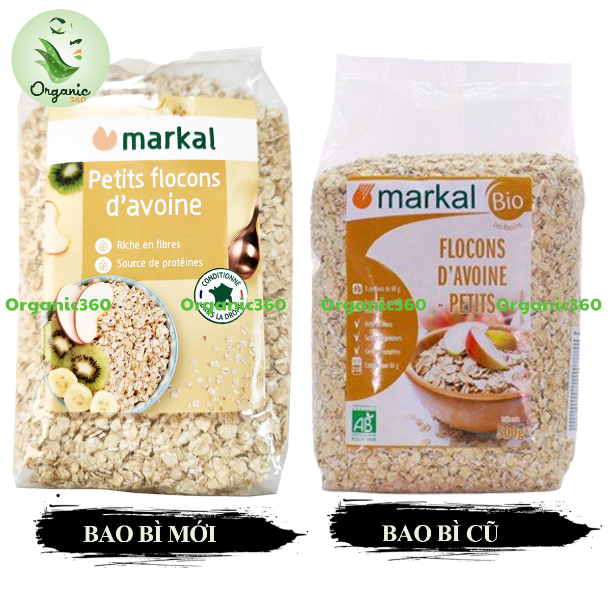 Markal Organic Rolled Oats 500g