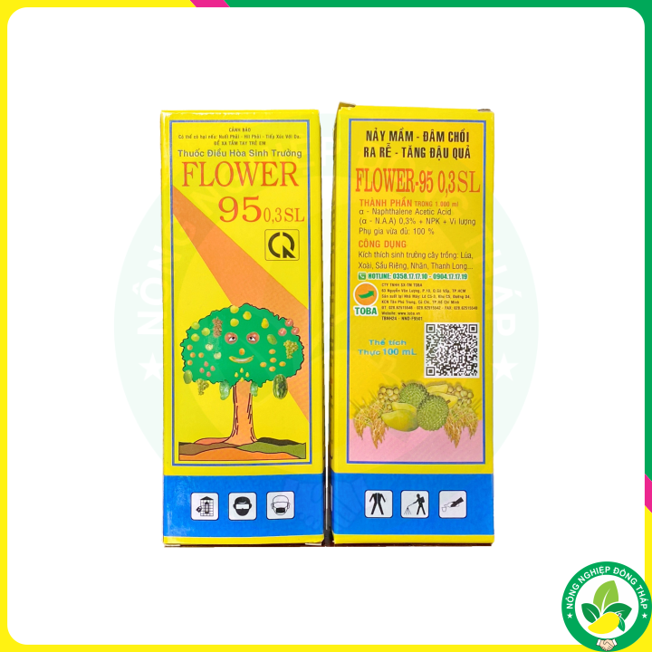 [COMBO 2 CHAI] Điều Hòa Sinh Trưởng FLOWER 95 0,3SL (chai 100ml)