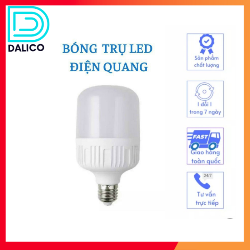 Bóng led trụ ĐIỆN QUANG công suất lớn 20w,30w,40w,50w -DALICO