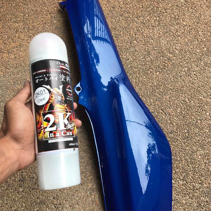 Chai sơn Samurai H325 màu xanh dương Wave - Honda