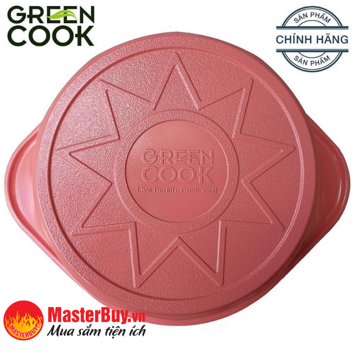 [HCM]Nồi đúc ceramic vân đá 16 cm Green Cook GCS02-16