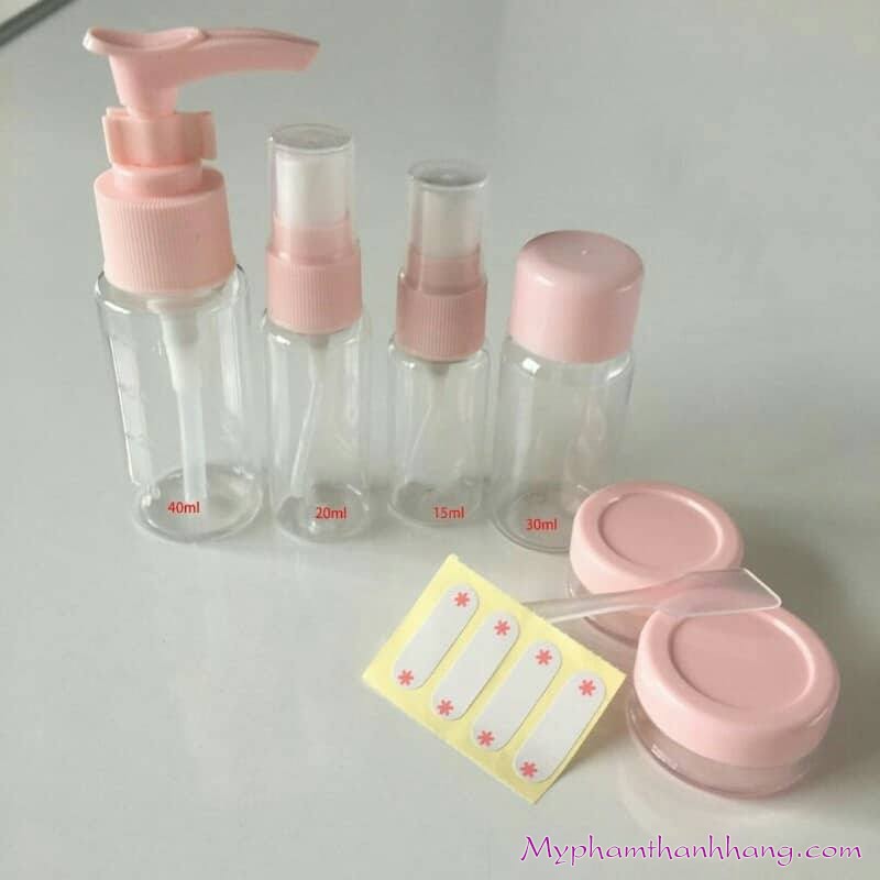Bộ chiết mỹ phẩm du lịch 7 món