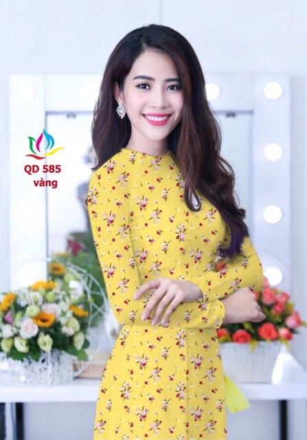 [HCM]Vải áo dài hoa nhí