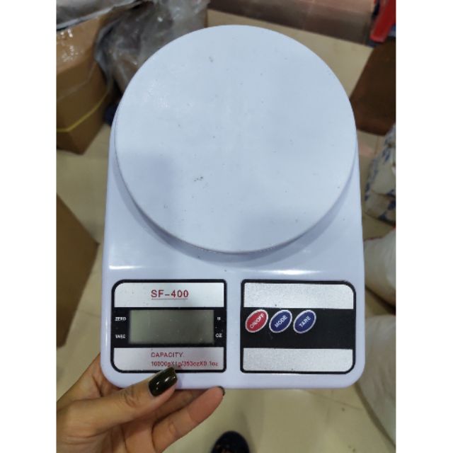 (BH 12T) [HCM] Cân tiểu ly điện tử, Cân điện tử Electronic Kitchen Scale SF400 10KG.