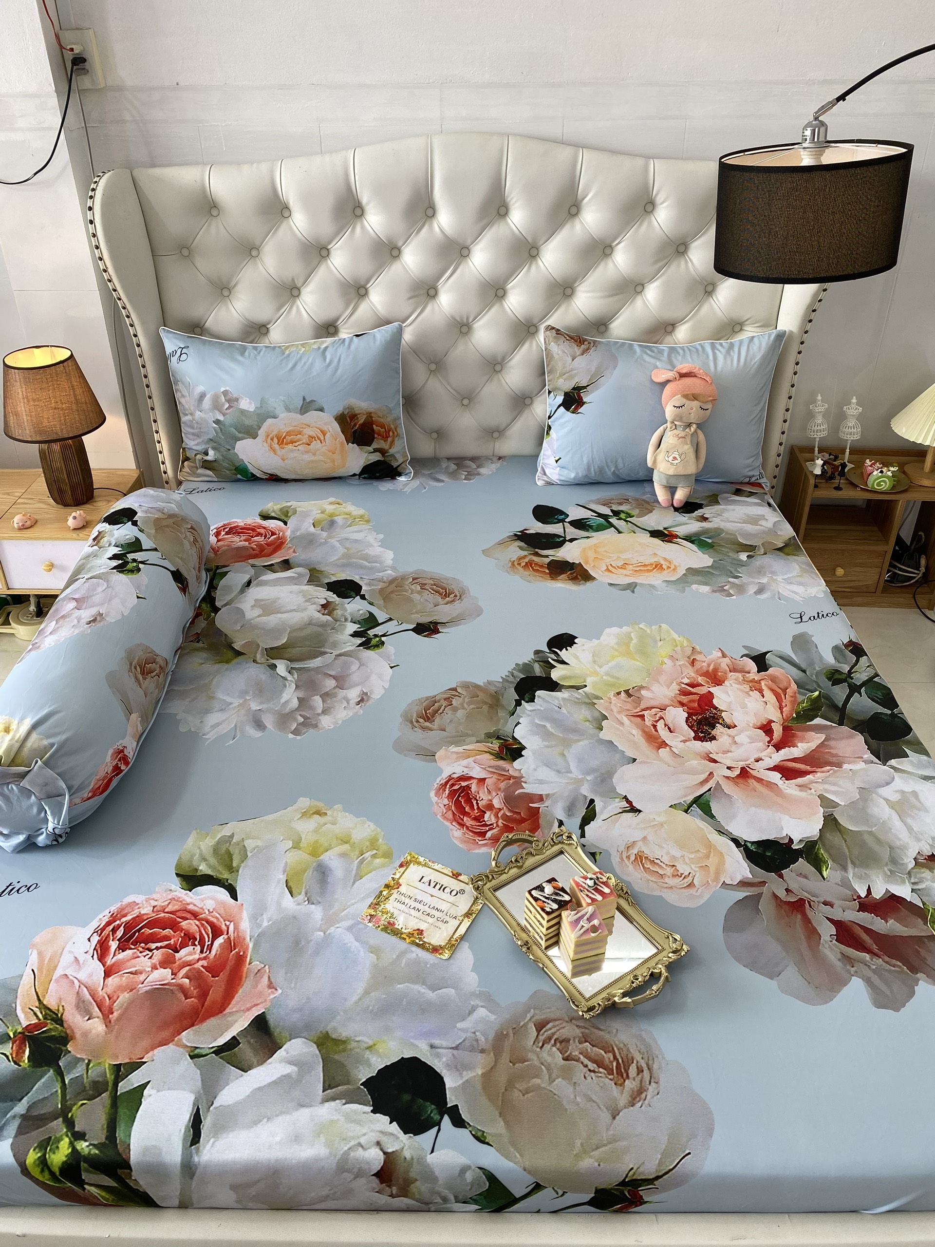 Thun latico - bộ ga siêu lạnh lụa - thái lan cao cấp mới