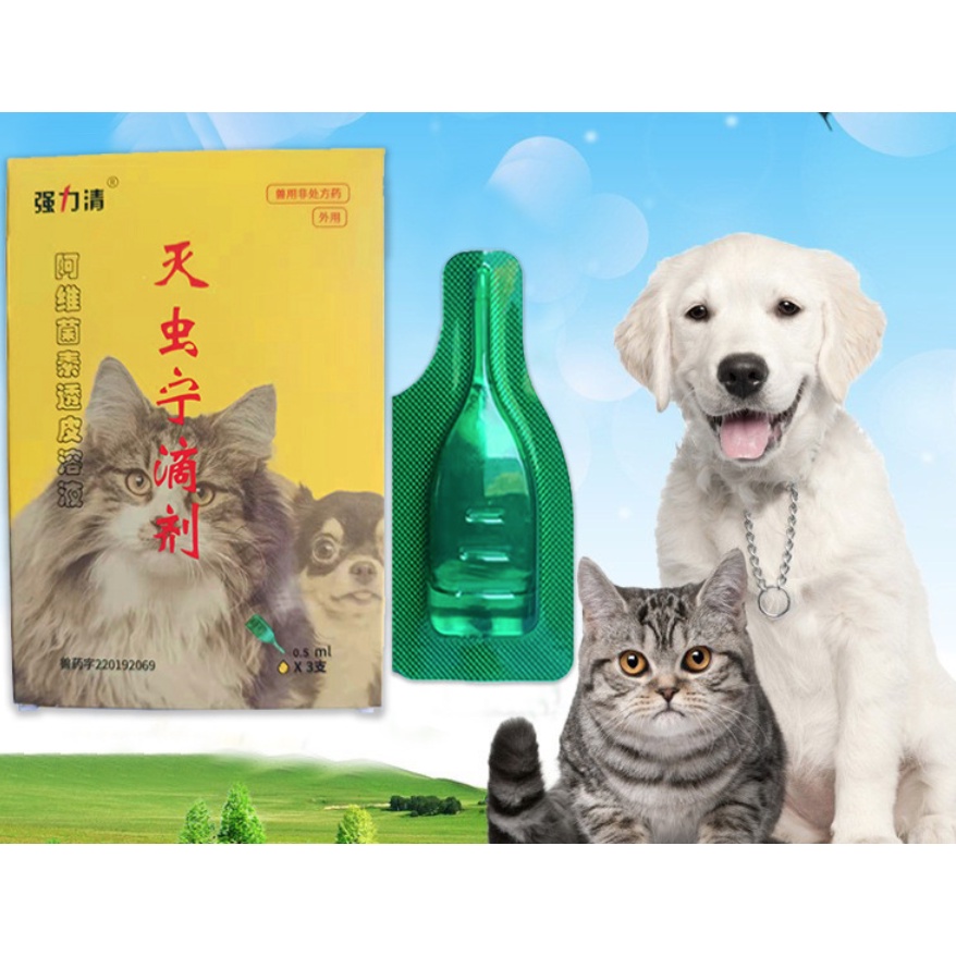 Nhỏ gáy trị ve rận chó mèo, bọ chét