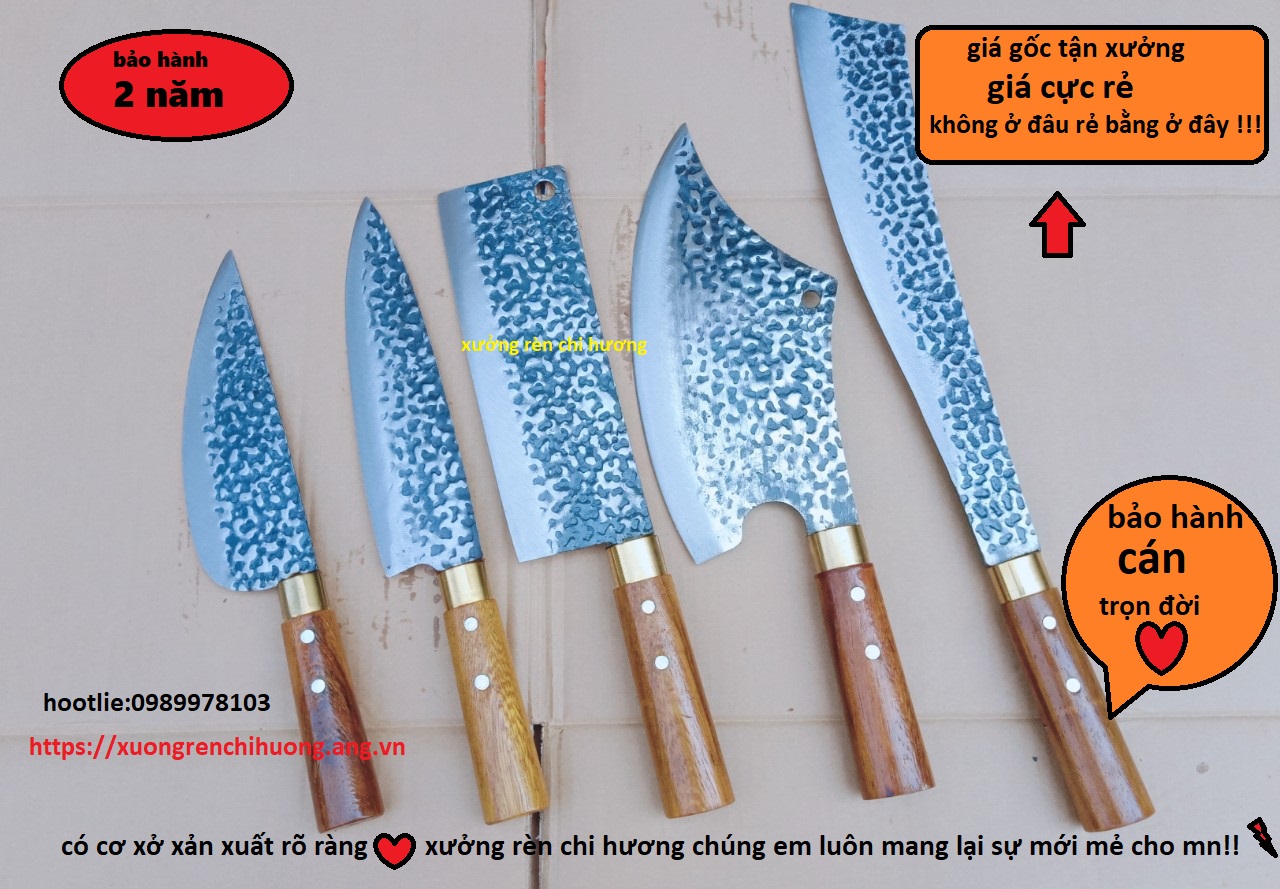bộ 4 món/5 món/3 món làm từ nhíp xe ( chống rỉ)