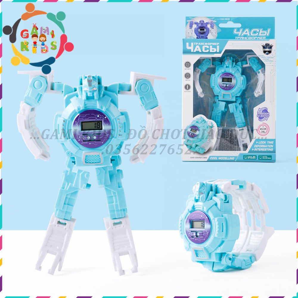 Đồng hồ Robot biến hình cực ngầu cho bé Fullbox