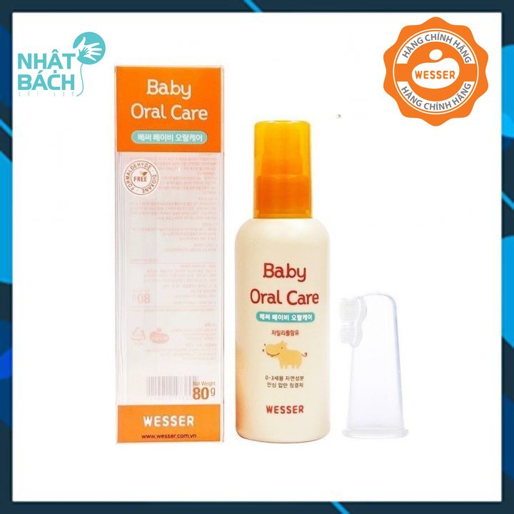 Nước rơ lưỡi cho bé 0 - 3 tuổi wesser - hàn quốc 80g