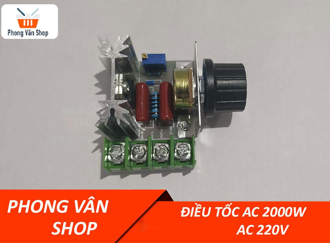 Mạch Điều tốc AC 220v - 2000W
