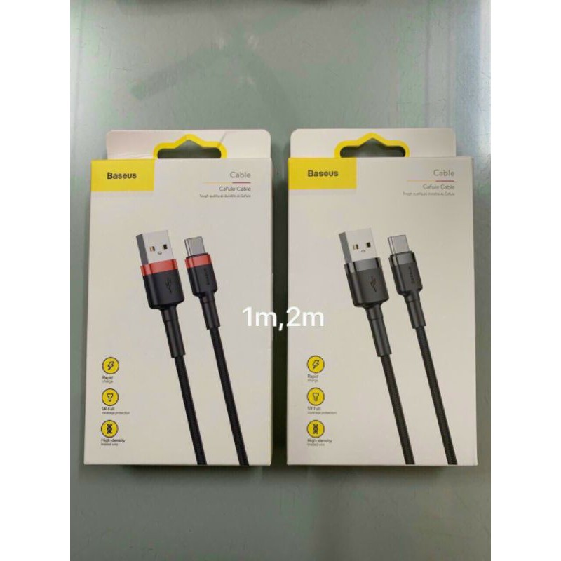 Cáp sạc nhanh, truyền dữ liệu tốc độ cao Baseus Cafule Lightning/Micro/Type-C 1m-2m-3m