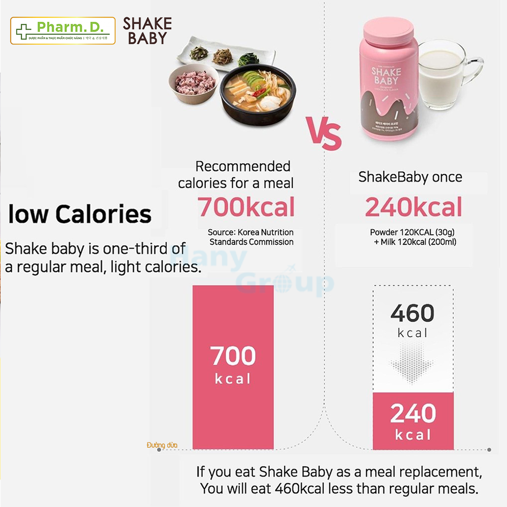 Bột Ngũ Cốc Ăn Kiêng Diet Formular Protein SHAKE BABY 750g Hỗ Trợ Giảm Cân - Hàn Quốc