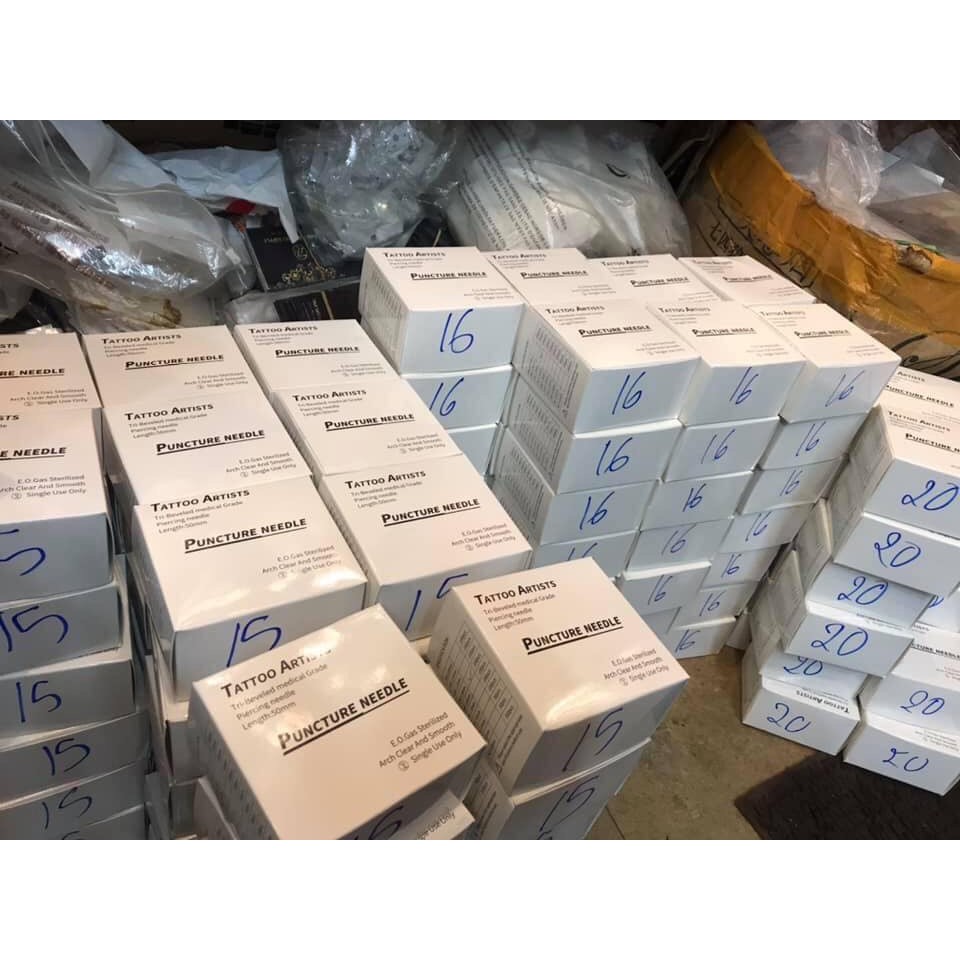 Kim cứng xỏ khuyên đủ size