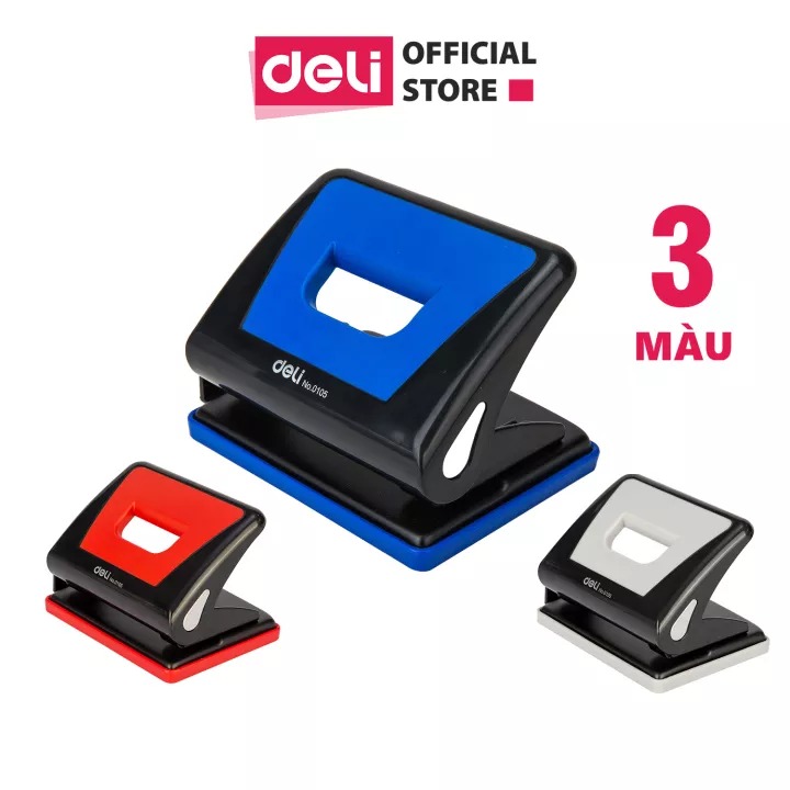 (1 Cái) Máy đục lỗ 15 tờ Deli- E0105