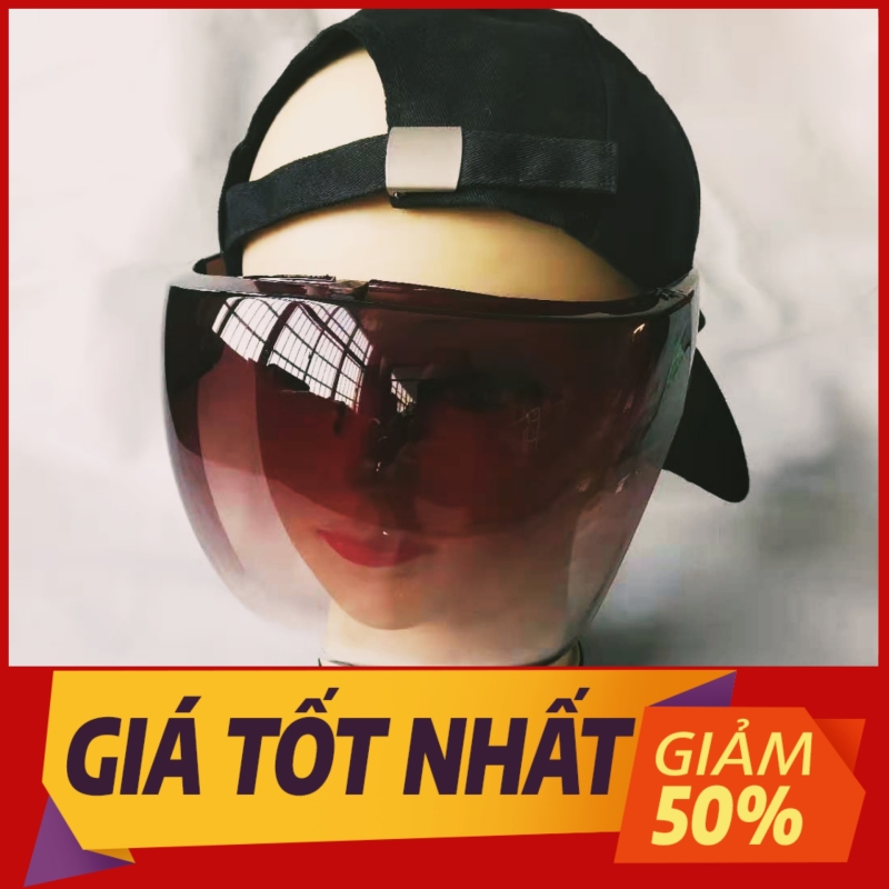 Giá bán [Kính râm mát]Kính Chống Giọt Bắn Phòng Dịch FACE SHIELD, Chống nắng Chống tia UV