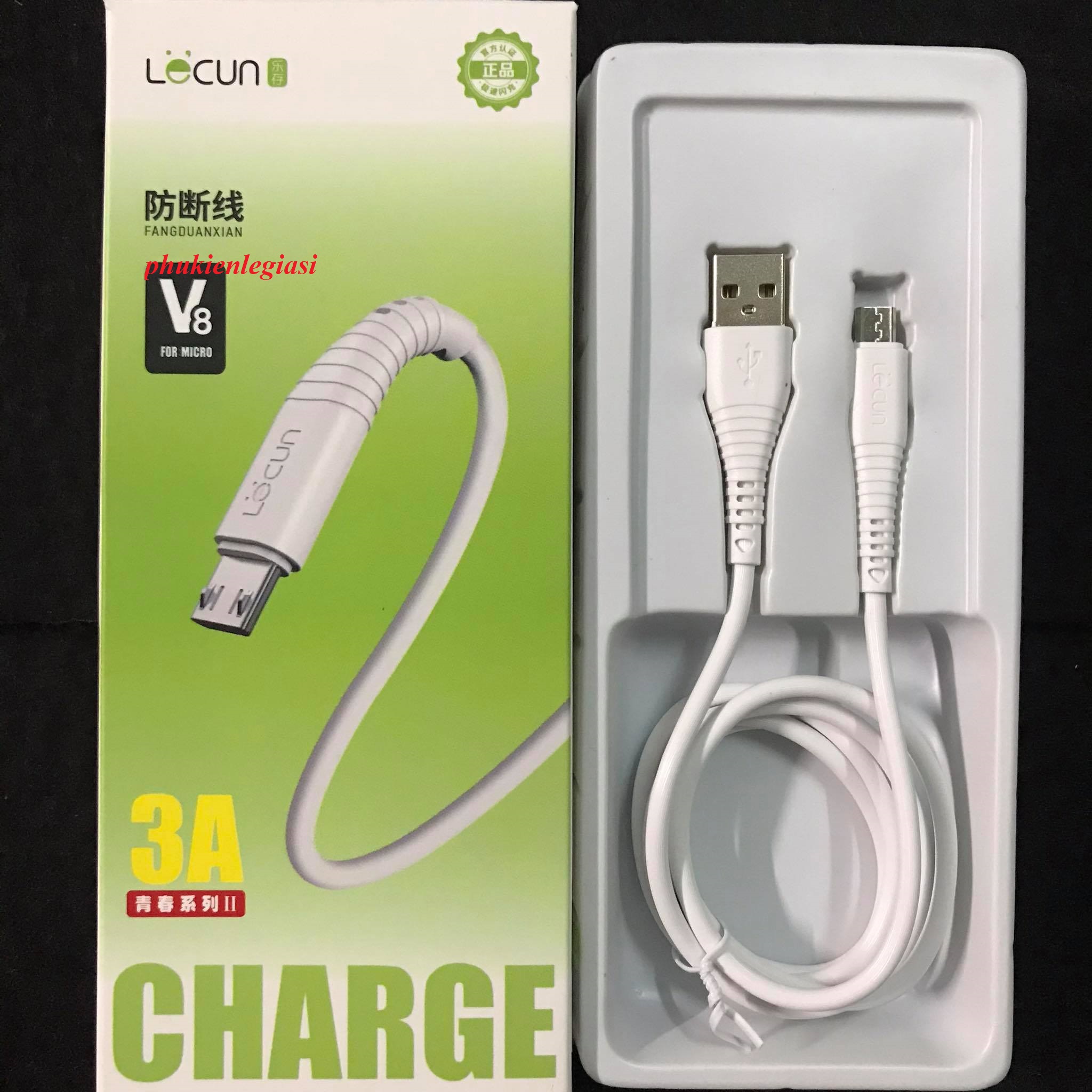 XÃ HÀNG THANH LÝ Cáp sạc Micro usb Lecun dây A đủ dòng điện thoại mã FD10