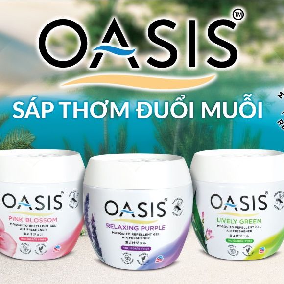 Sáp thơm đuổi muỗi OASIS (Nhiều lựa chọn hương)