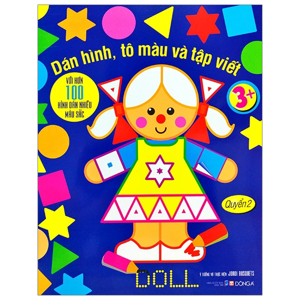 Fahasa - dán hình, tô màu và tập viết - quyển 2